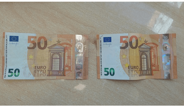 €50 Fake Note